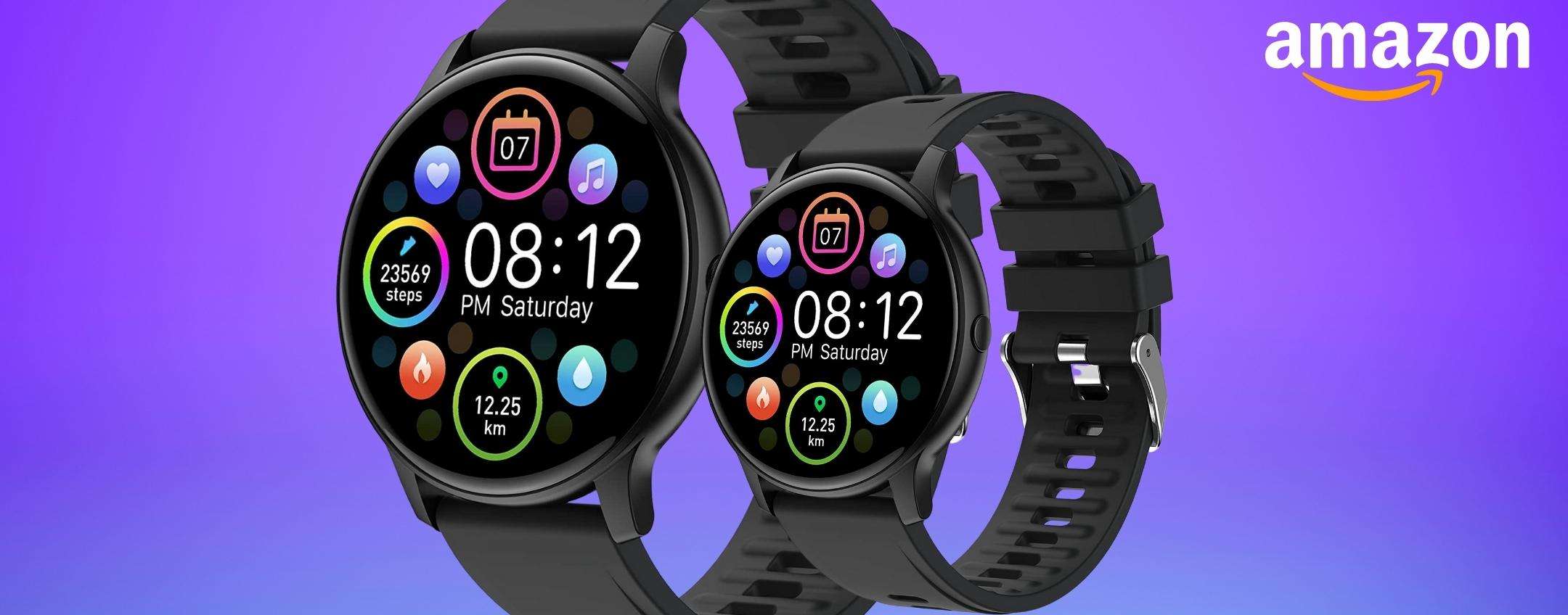 Sport, salute e social su questo smartwatch che Amazon sta SVENDENDO Sport, salute e social su questo smartwatch che Amazon sta SVENDENDO