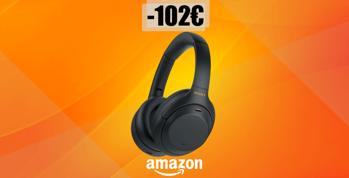 Cuffie Sony imperdibili al MINIMO STORICO solo su Amazon (-102€)