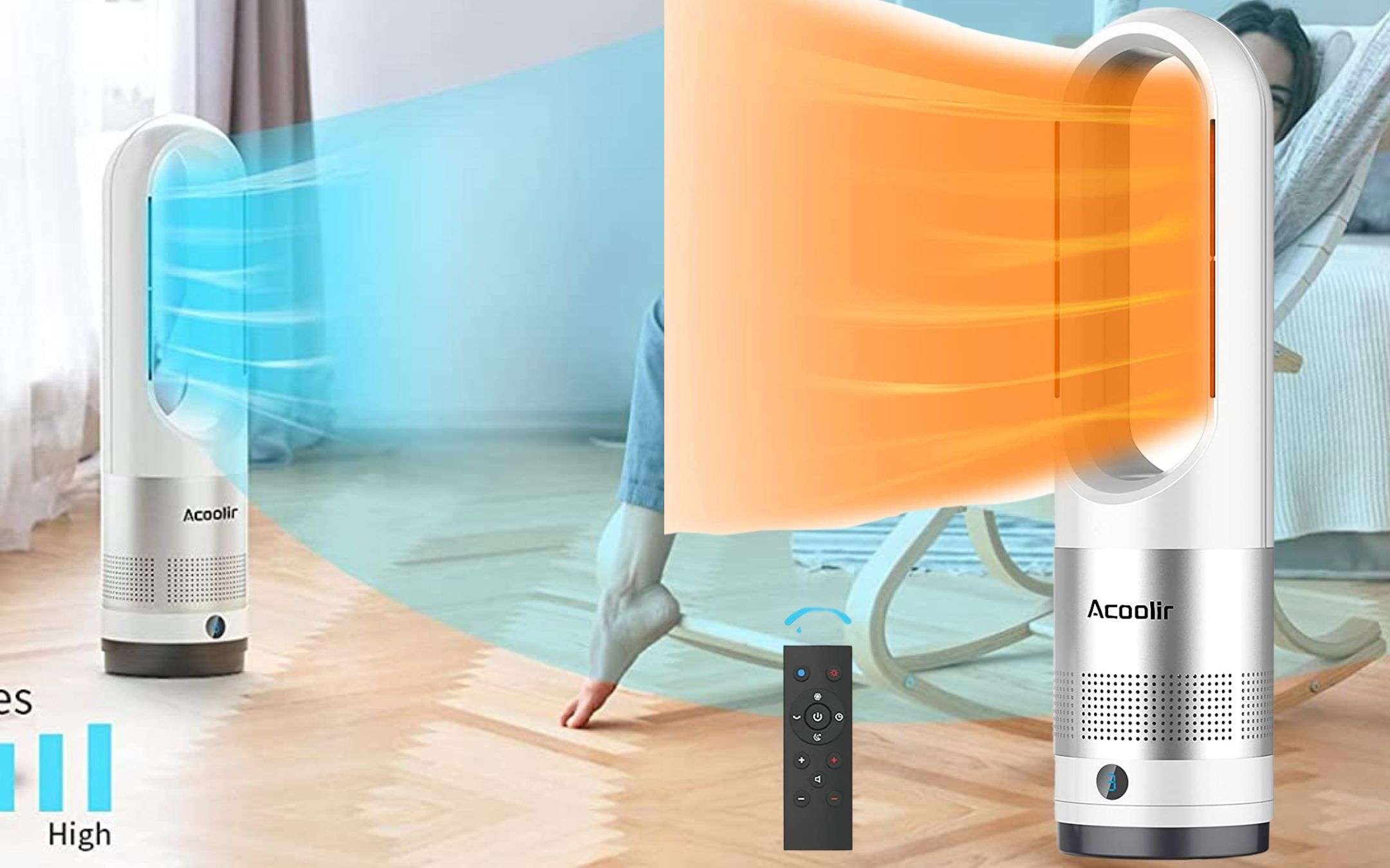 Sembra un Dyson, ma costa un quinto: subito caldo o freddo (88€) Sembra un Dyson, ma costa un quinto: subito caldo o freddo (88€)