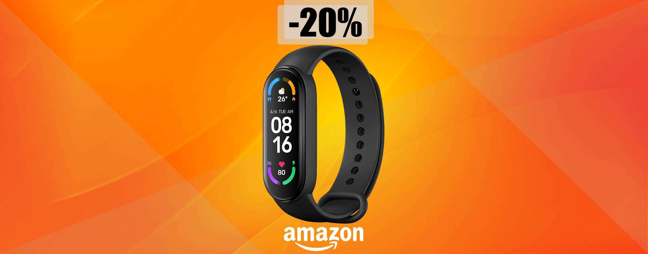 Xiaomi Mi Smart Band 6, super display e batteria infinita: solo 35€