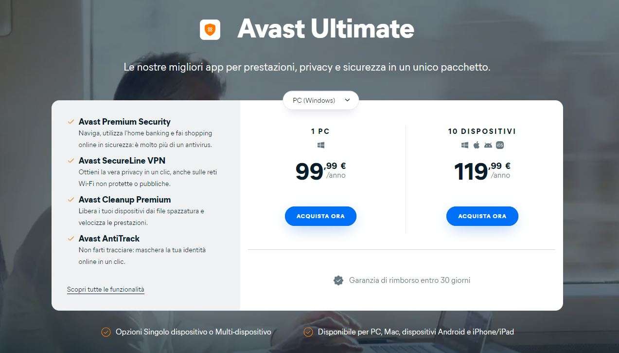 Avast Ultimate offerta