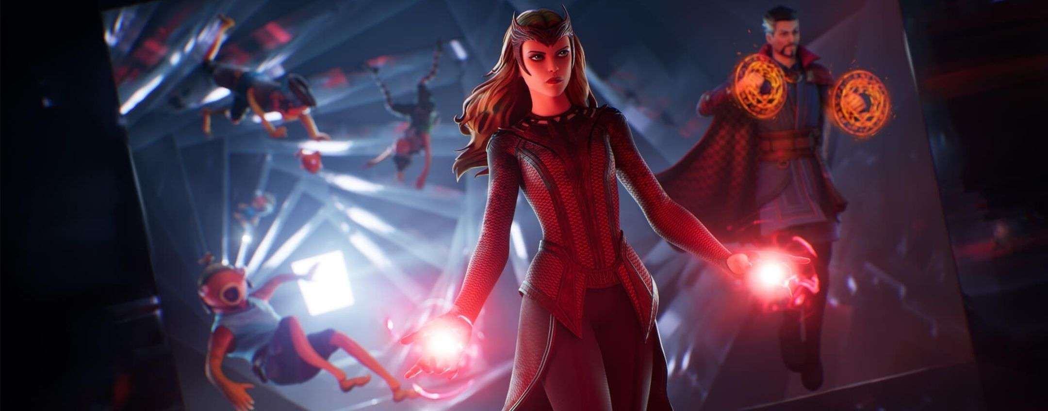 Fortnite x Doctor Strange: ecco skin e oggetti di Scarlet Witch Fortnite x Doctor Strange: ecco skin e oggetti di Scarlet Witch