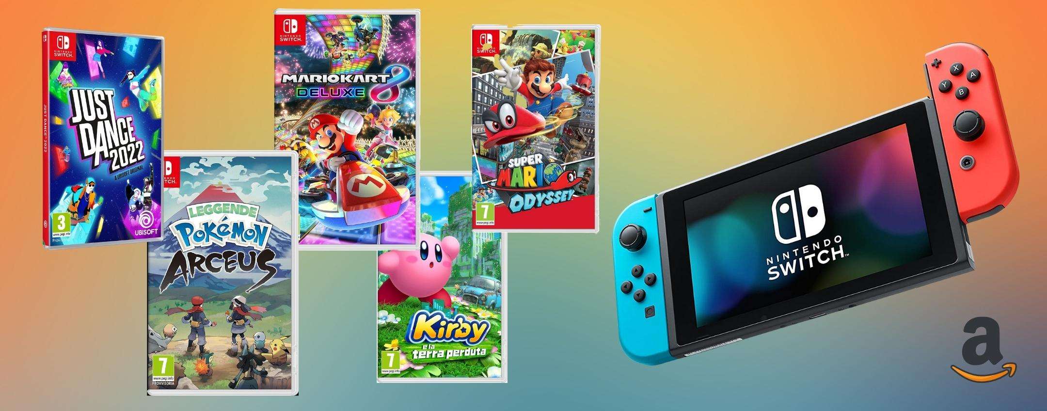 Nintendo Switch MANIA: una caterva di giochi in offerta su Amazon ORA