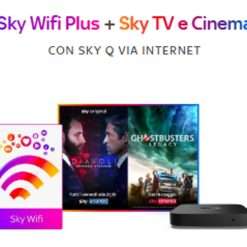 Sky: Fibra, TV e Cinema a 34,80€ mensili