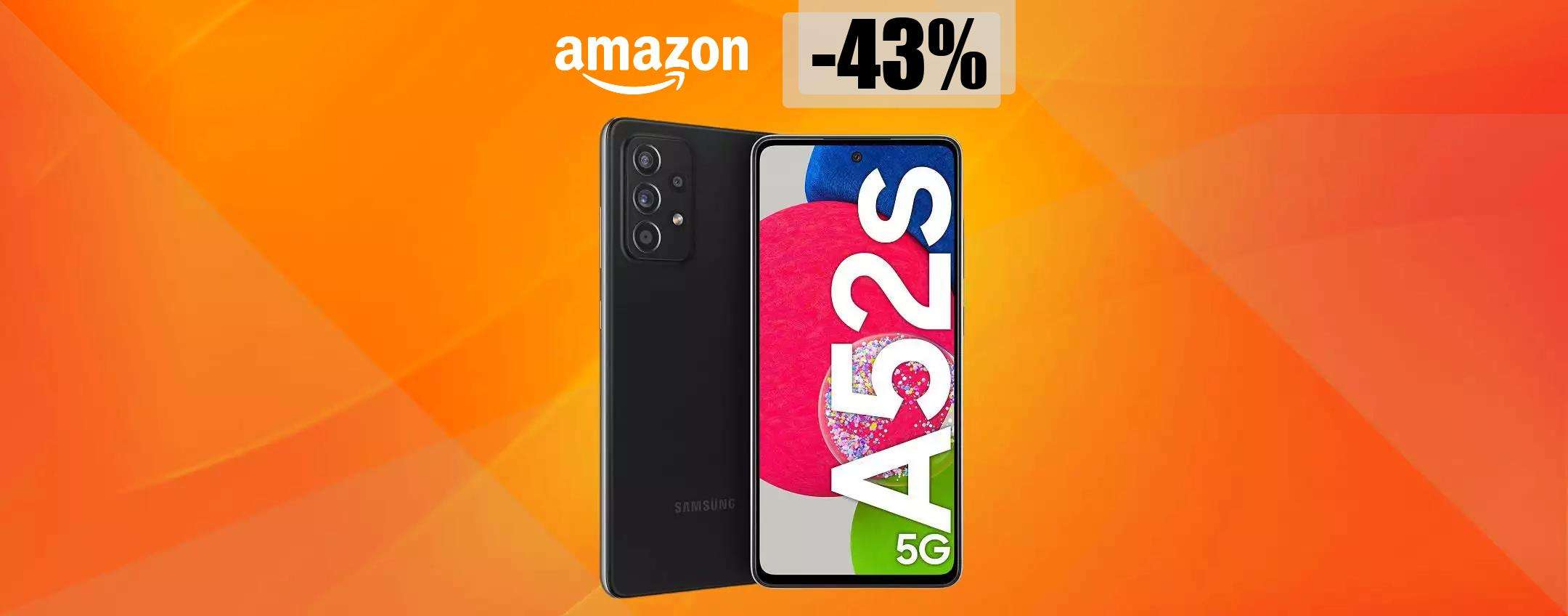 Samsung Galaxy A52s 5G: il MEGA SCONTO è solo su Amazon (-203€)
