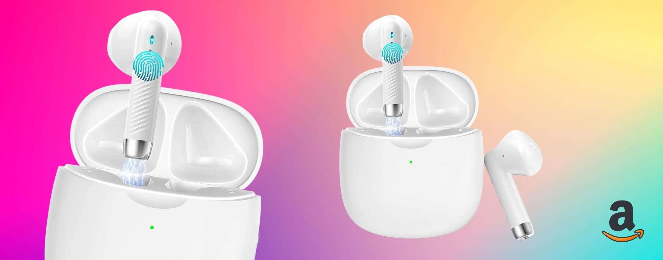 Come le AirPods ma funziona su Android e costano 19€ (solo su Amazon) Come le AirPods ma funziona su Android e costano 19€ (solo su Amazon)