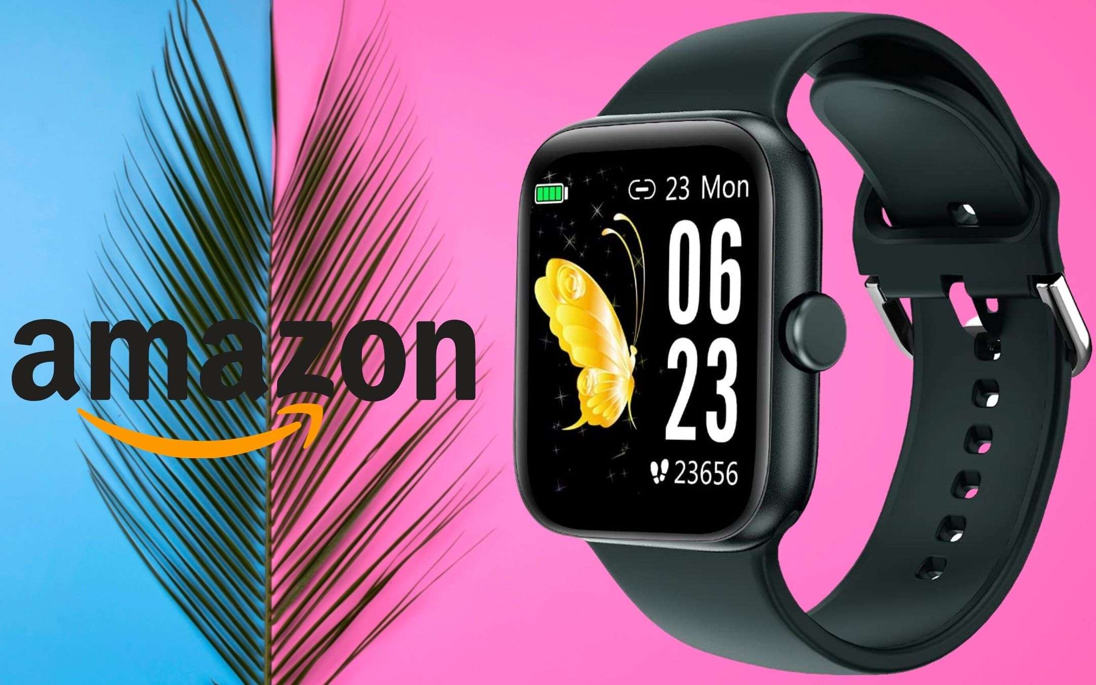 Questo smartwatch top lo prendi a 17€ da Amazon: uno spettacolo