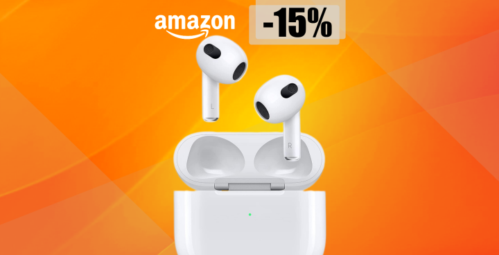 Apple AirPods, SCONTO inaspettato su Amazon: vera occasione (-15%)