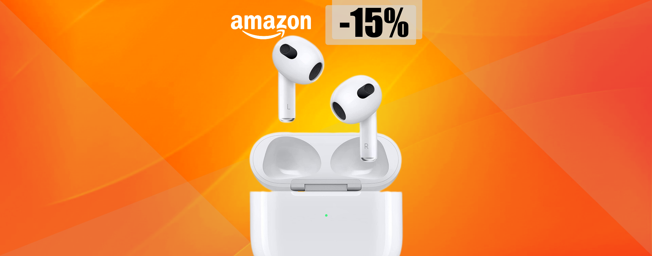 Apple AirPods, SCONTO inaspettato su Amazon: vera occasione (-15%)