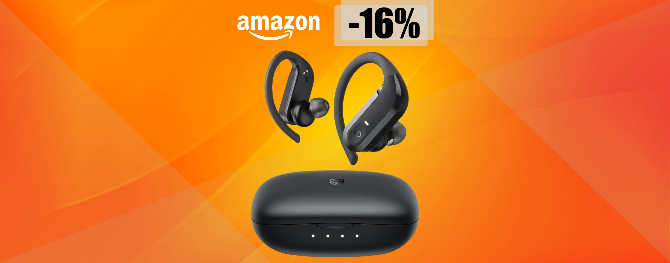 Auricolari impermeabili con lunga autonomia, il TOP per lo sport: 35€ Auricolari impermeabili con lunga autonomia, il TOP per lo sport: 35€