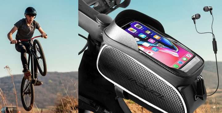 Bicicletta al top: 6€ per la borsa portaoggetti DEFINITIVA su Amazon