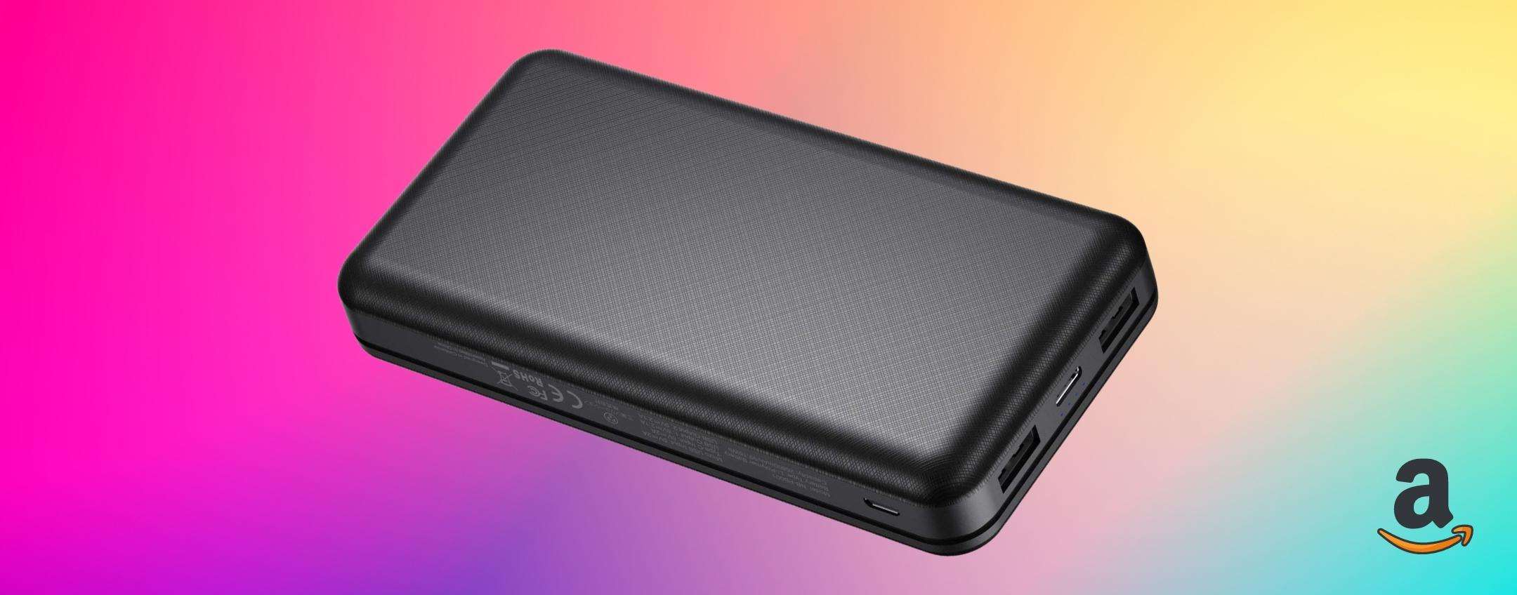 26800mAh di powerbank, praticamente 5 ricariche consecutive a 17€ 26800mAh di powerbank, praticamente 5 ricariche consecutive a 17€