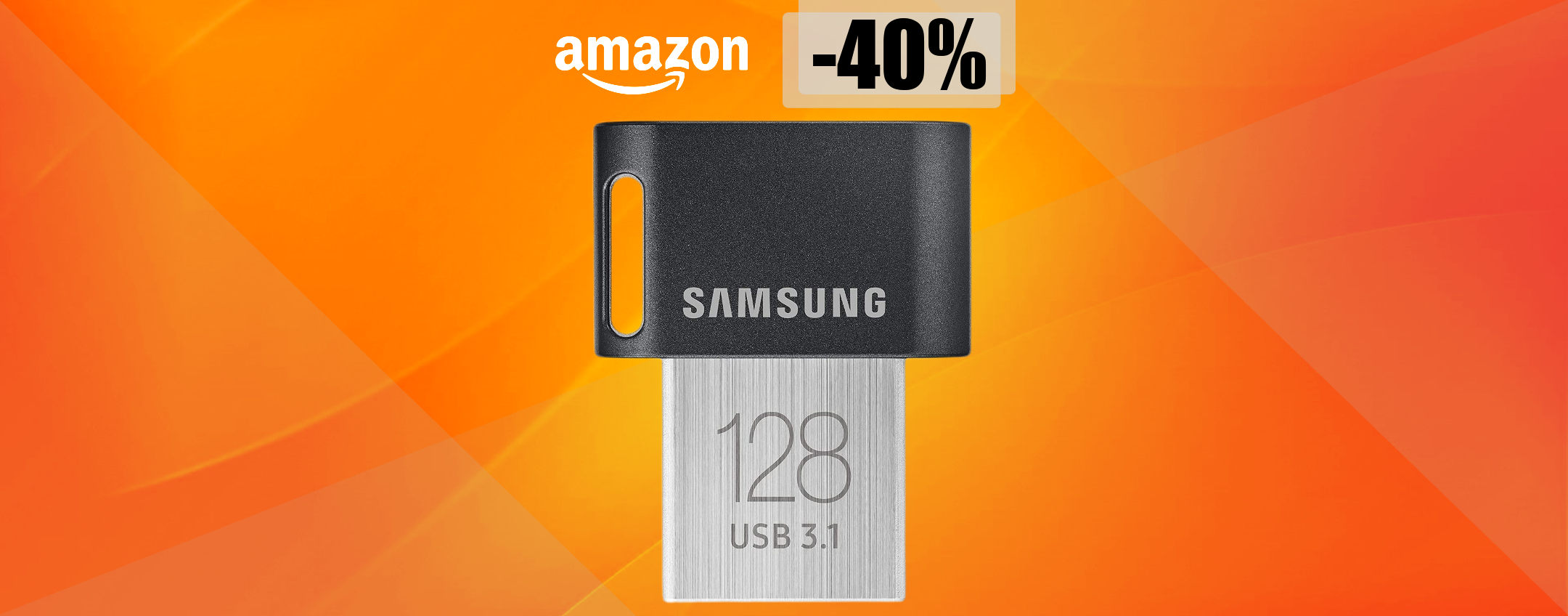 Chiavetta USB 128GB Samsung, piccola ma VELOCISSIMA: solo 27 euro