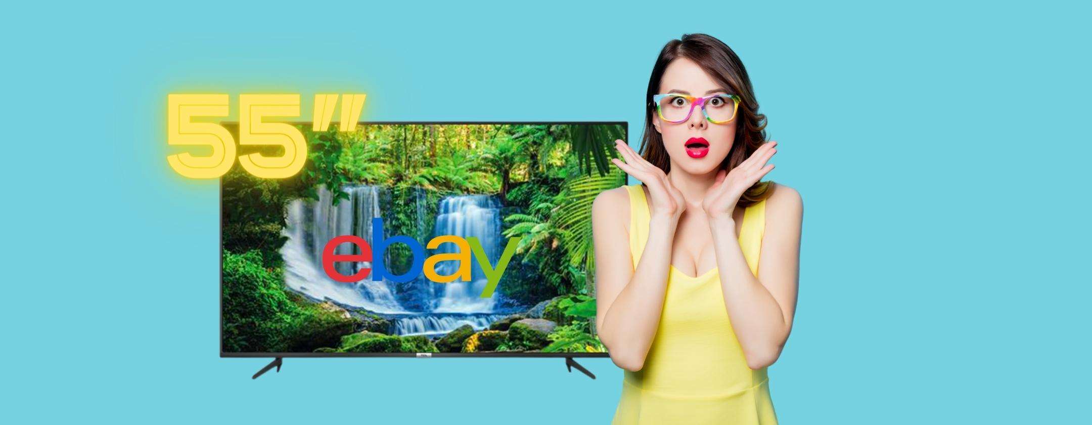 Su eBay tutto è possibile: ecco a voi una Smart TV 55 Su eBay tutto è possibile: ecco a voi una Smart TV 55