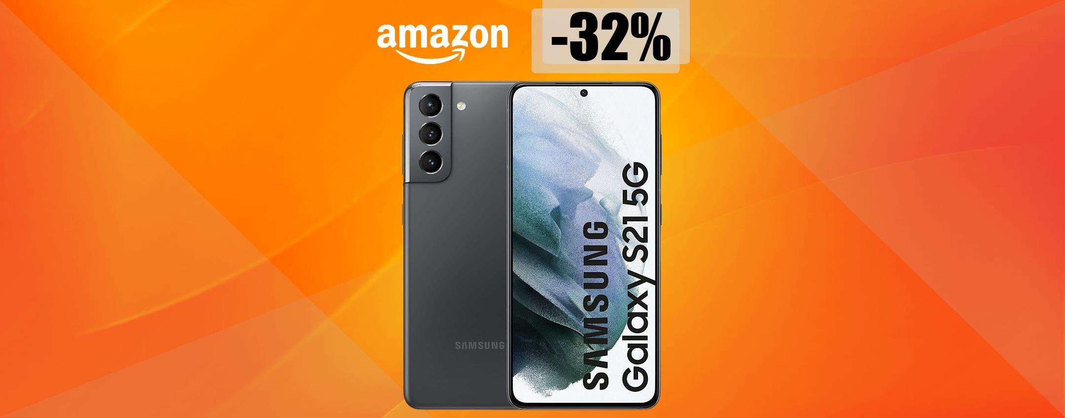 Samsung Galaxy S21 5G torna in SUPER SCONTO su Amazon (-276€)