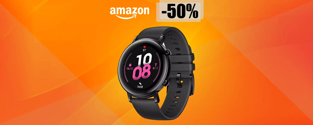 Huawei Watch GT 2 a METÀ PREZZO su Amazon: poche unità (99€)