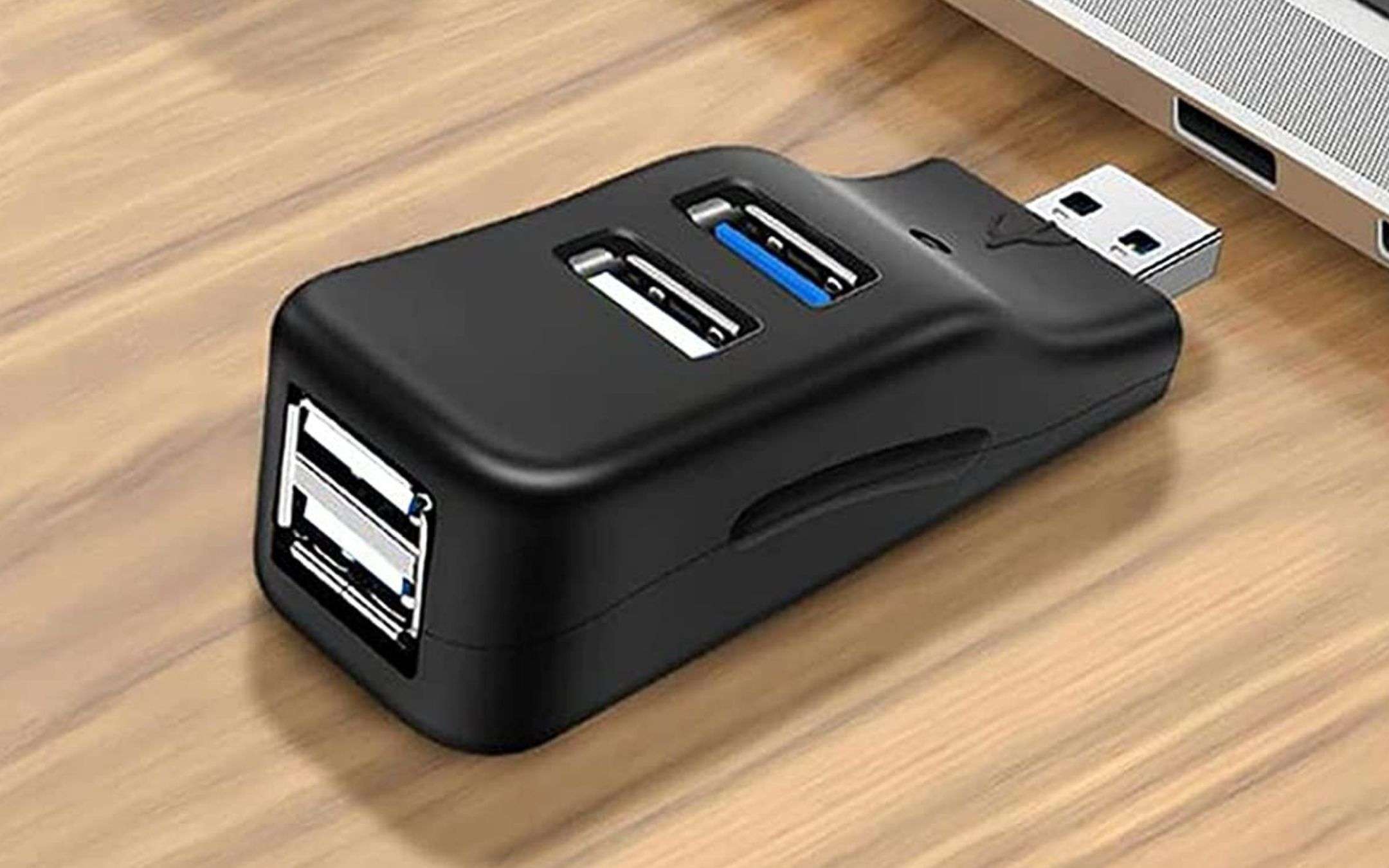 Mini hub USB 3.0, una GENIALATA: a 5,99€ è da avere (Amazon)