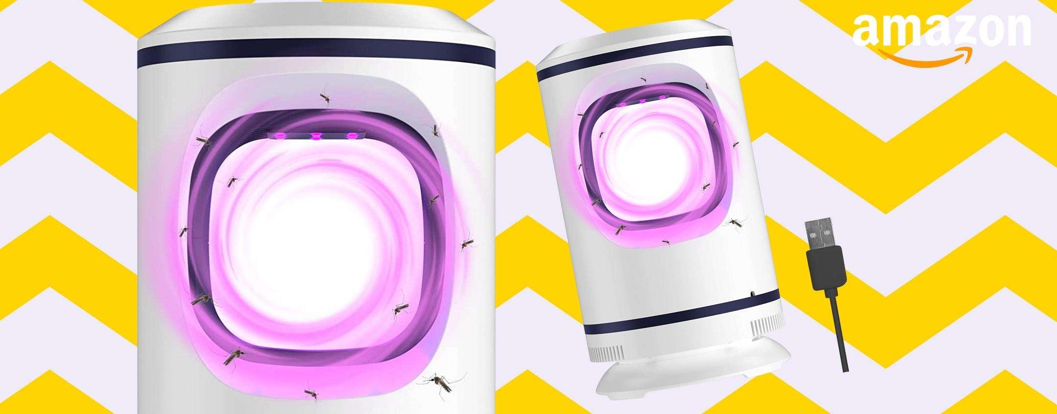 Lampada ANTIZANZARE ecologica, la più sicura in GRANDE sconto Lampada ANTIZANZARE ecologica, la più sicura in GRANDE sconto