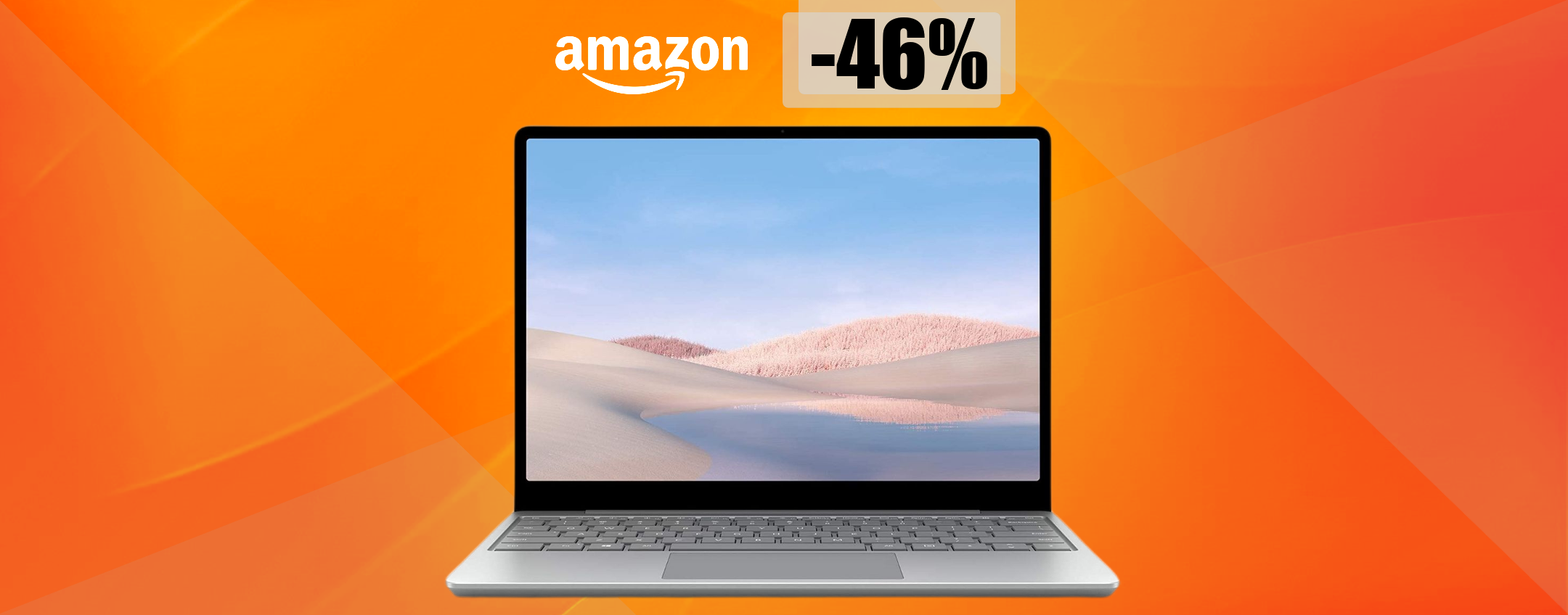 Microsoft Surface Laptop Go a quasi METÀ PREZZO su Amazon (-46%) Microsoft Surface Laptop Go a quasi METÀ PREZZO su Amazon (-46%)