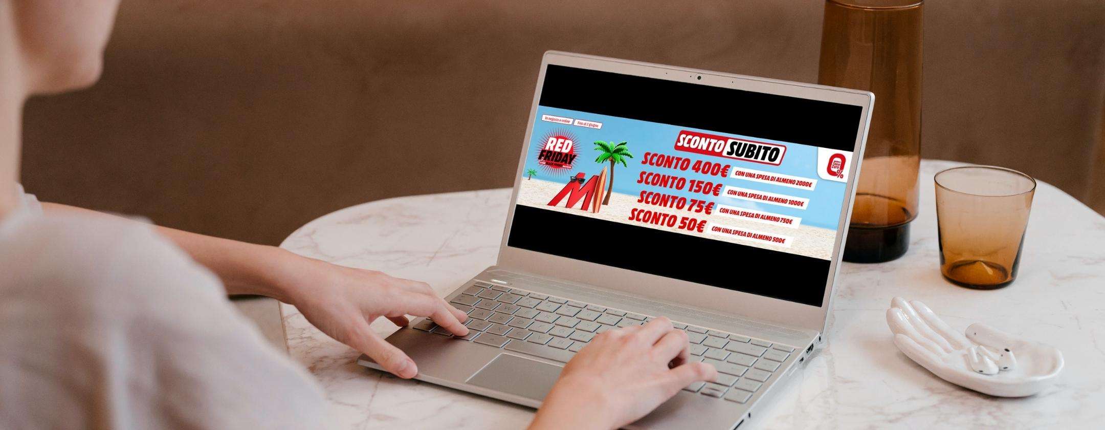 MediaWorld Sconto Subito: risparmi fino a 400 euro sul tuo ordine MediaWorld Sconto Subito: risparmi fino a 400 euro sul tuo ordine