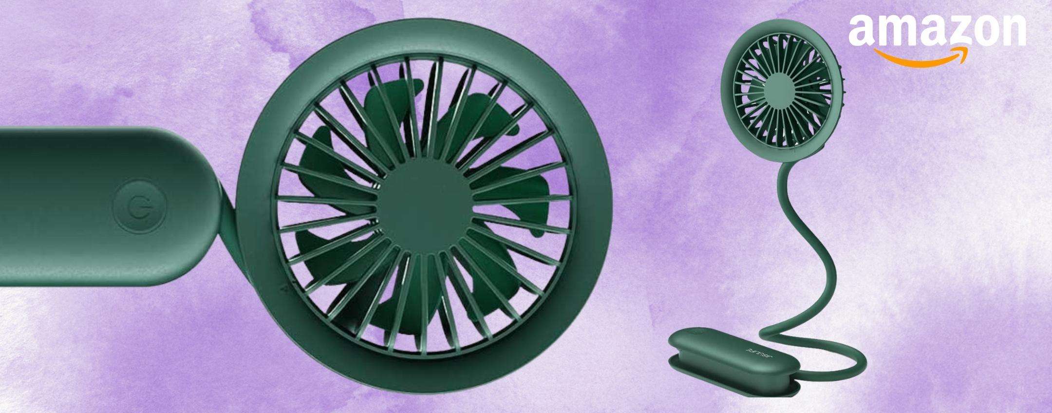 Mini ventilatore portatile: 18 ORE NO STOP, addio al caldo improvviso Mini ventilatore portatile: 18 ORE NO STOP, addio al caldo improvviso