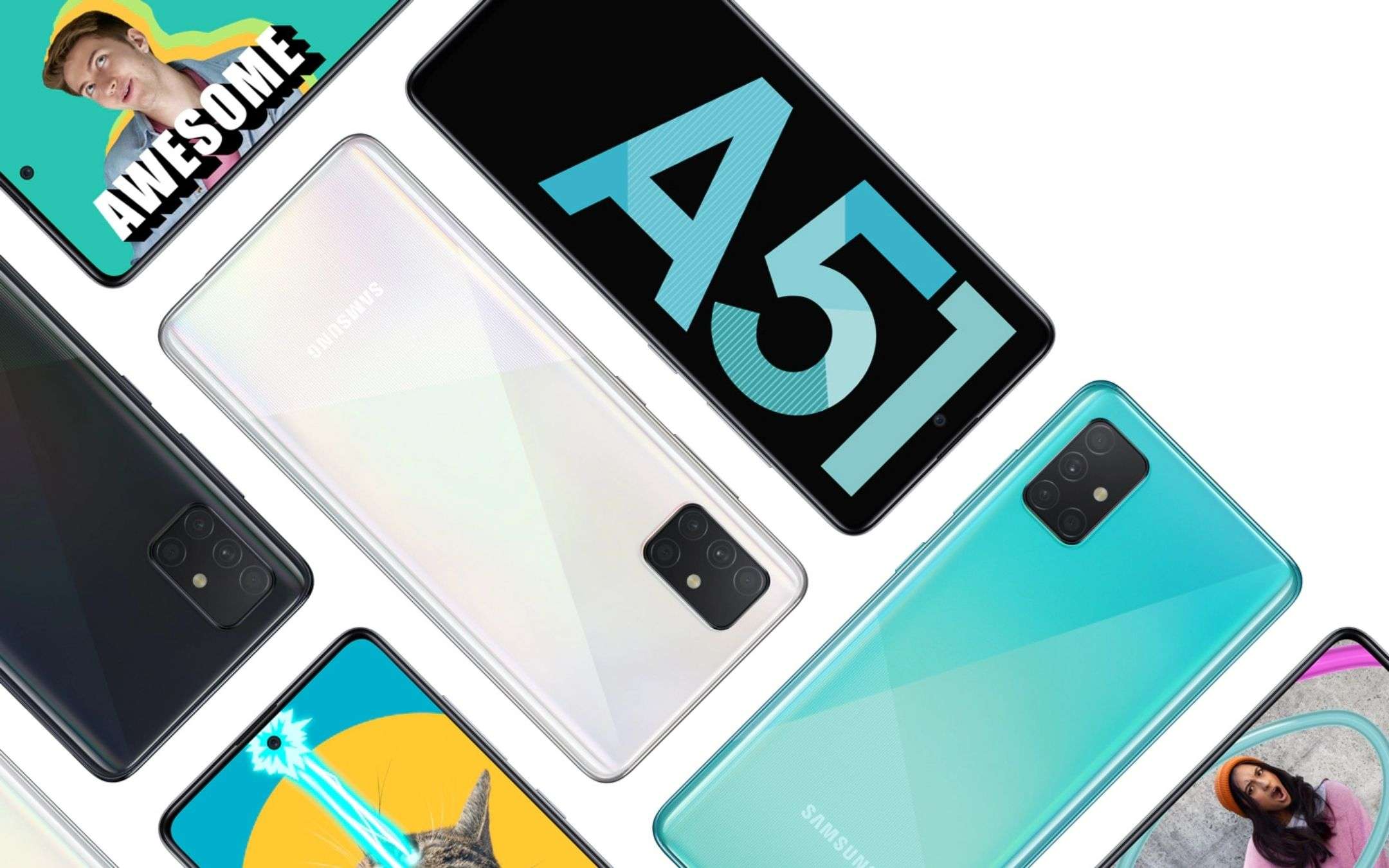 Samsung Galaxy A51 riceve finalmente Android 12: tutte le novità