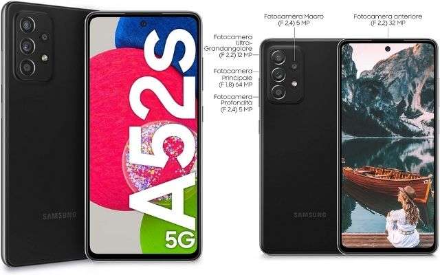 samsung galaxy a52s 5g offerta amazon