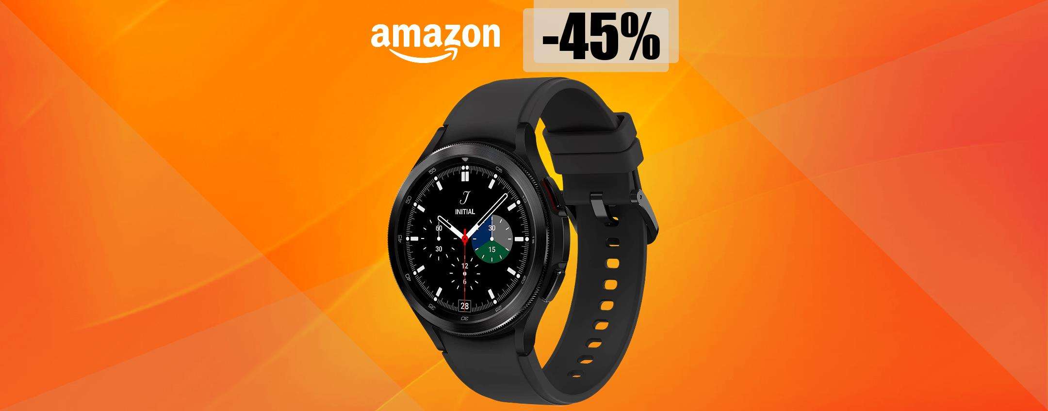 Samsung Galaxy Watch 4 Classic a PREZZO FOLLE su Amazon (-166€)