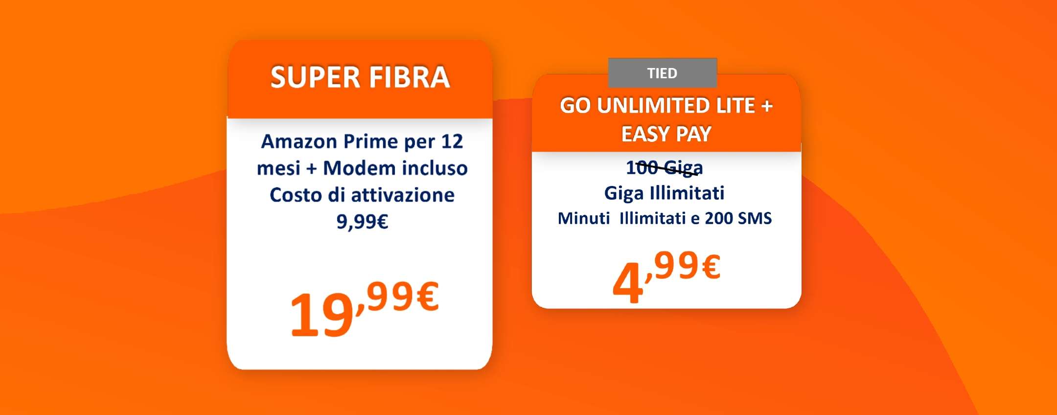 WINDTRE: Convergenza Special Green Fibra da 19,99€