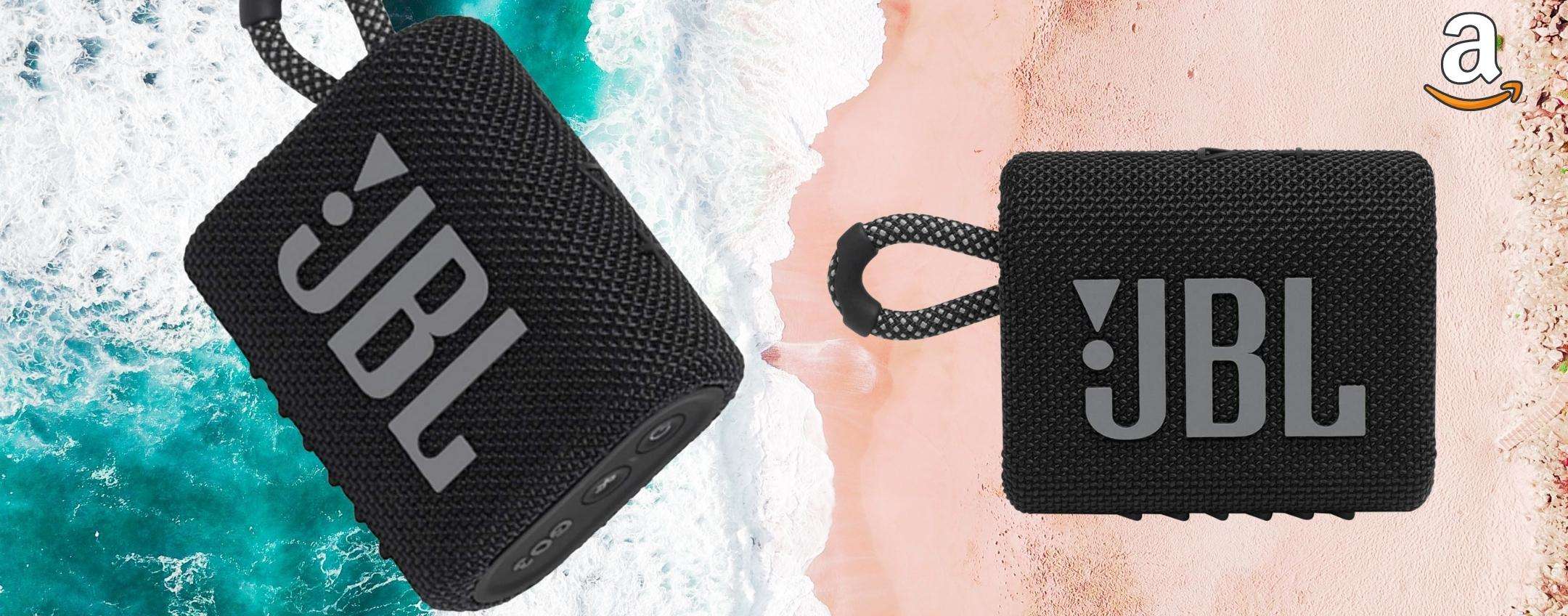 JBL Go 3 è la cassa Bluetooth di questa estate, ora in sconto [-25%]