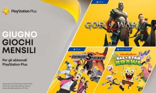 PlayStation Plus giugno 2022 giochi gratis