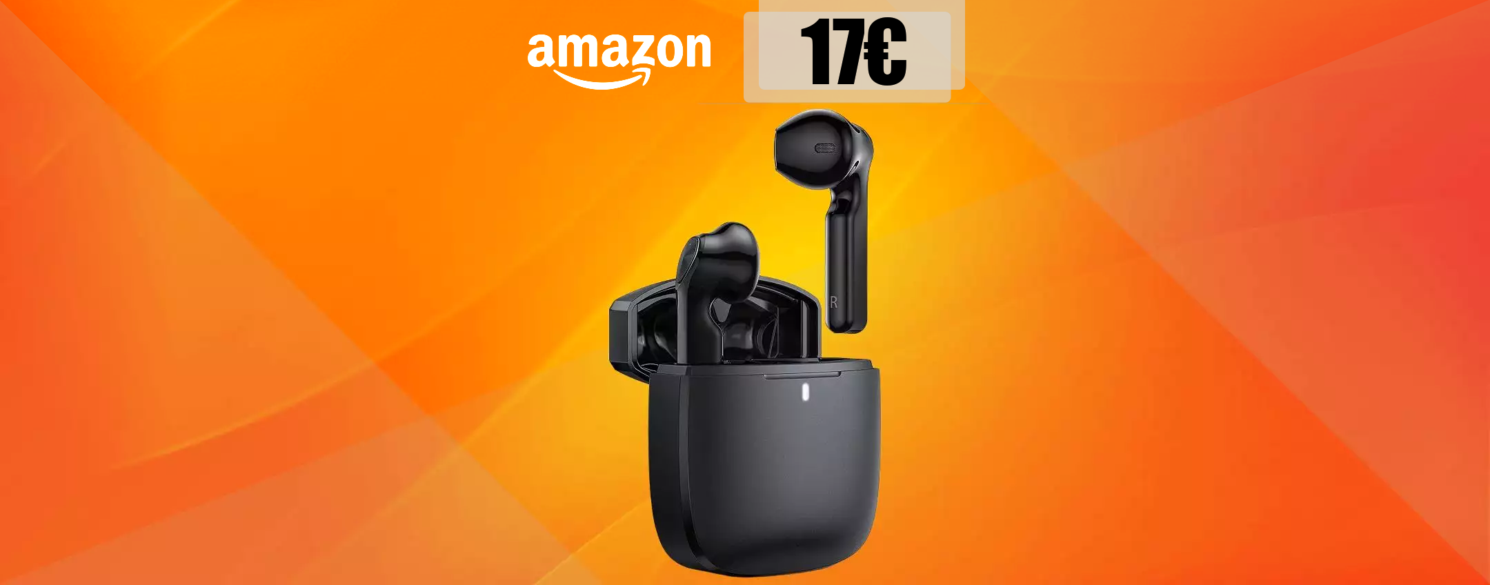 Auricolari con batteria INFINITA e controlli touch: bastano 17 euro Auricolari con batteria INFINITA e controlli touch: bastano 17 euro