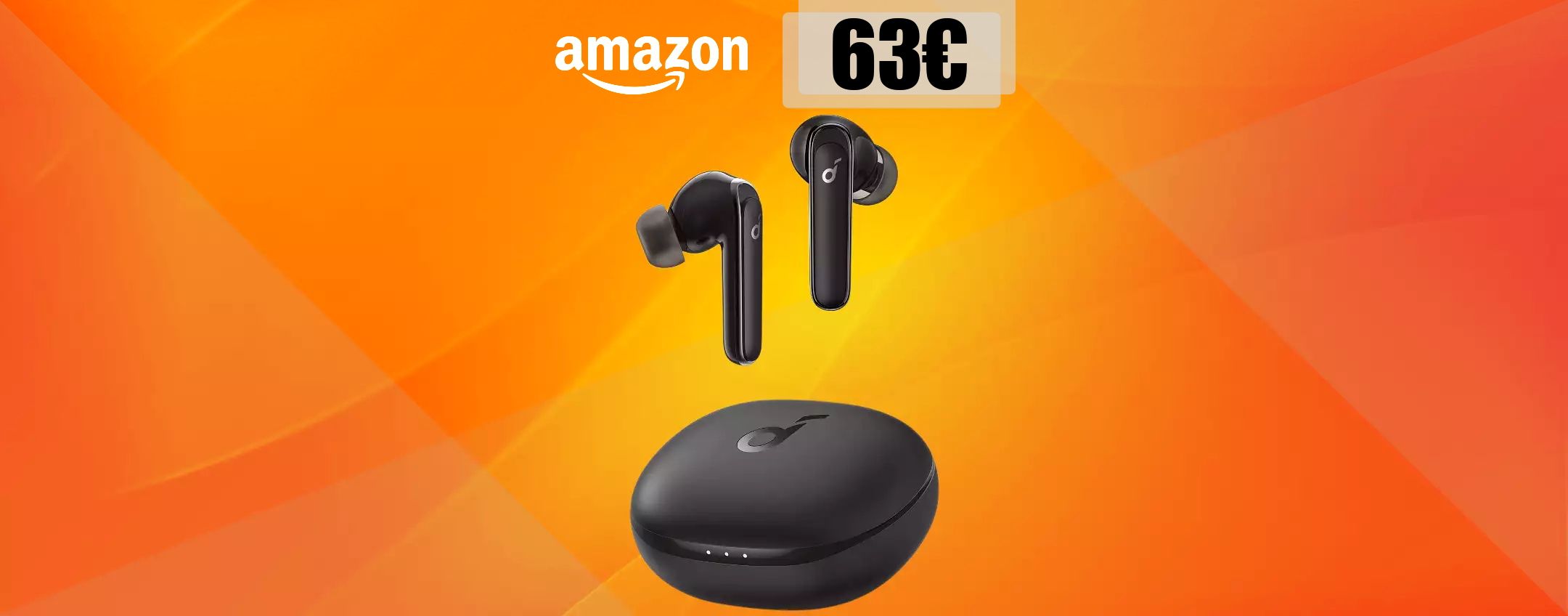 Auricolari con CANCELLAZIONE RUMORE e autonomia infinita: solo 63€ Auricolari con CANCELLAZIONE RUMORE e autonomia infinita: solo 63€