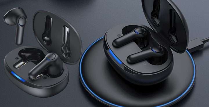 Auricolari con ricarica WIRELESS a cancellazione rumore a 9€ (57%)