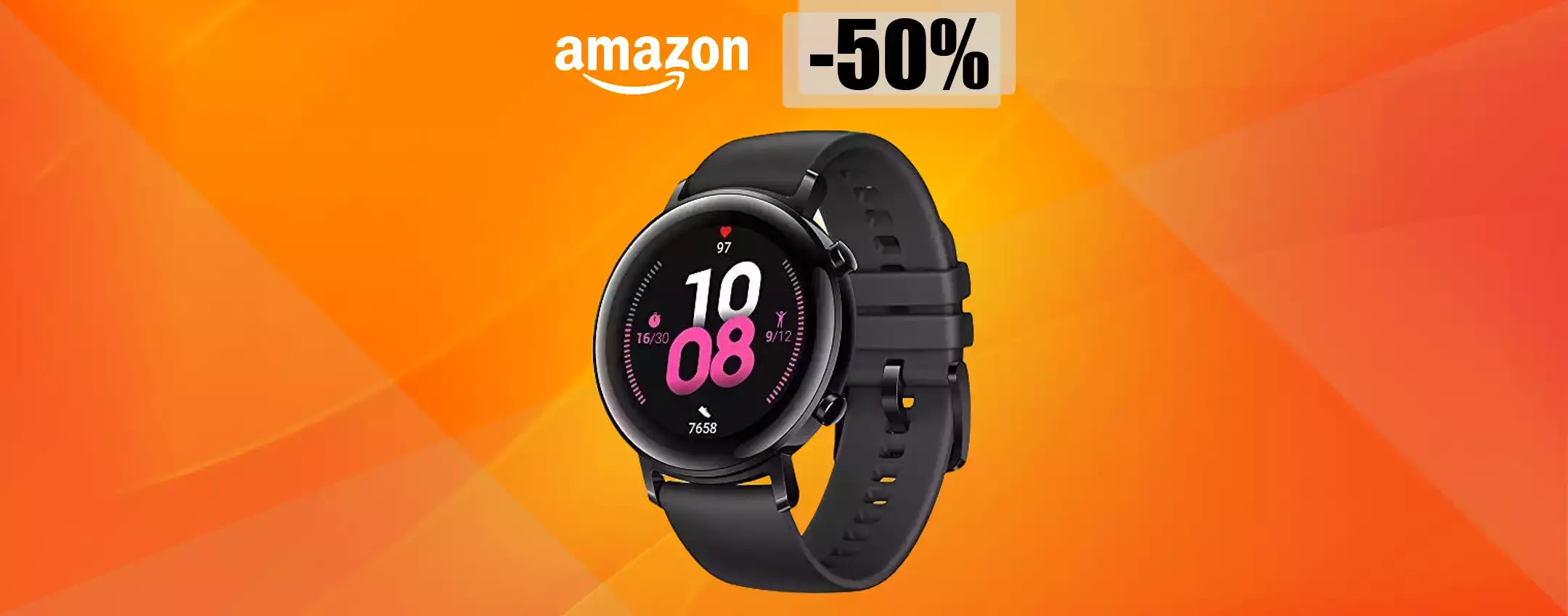 Huawei Watch GT 2 a METÀ PREZZO su Amazon: ti bastano 99 euro