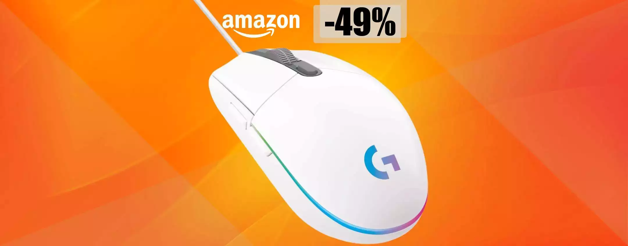 Mouse Logitech da gaming, a quasi metà prezzo è un BEST BUY: solo 20€ Mouse Logitech da gaming, a quasi metà prezzo è un BEST BUY: solo 20€