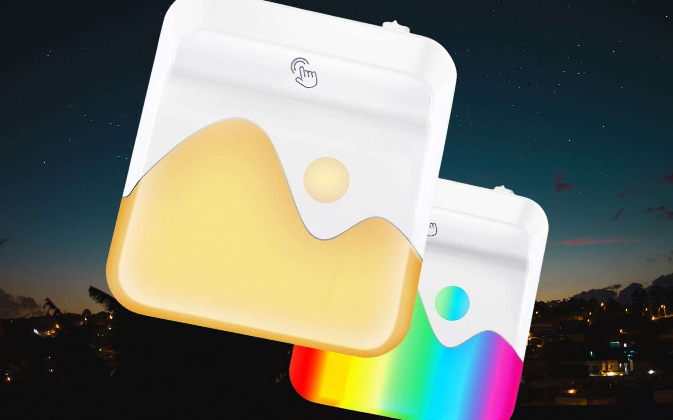 Dimentica le altre: la luce da notte MULTICOLORE è unica (10€) Dimentica le altre: la luce da notte MULTICOLORE è unica (10€)