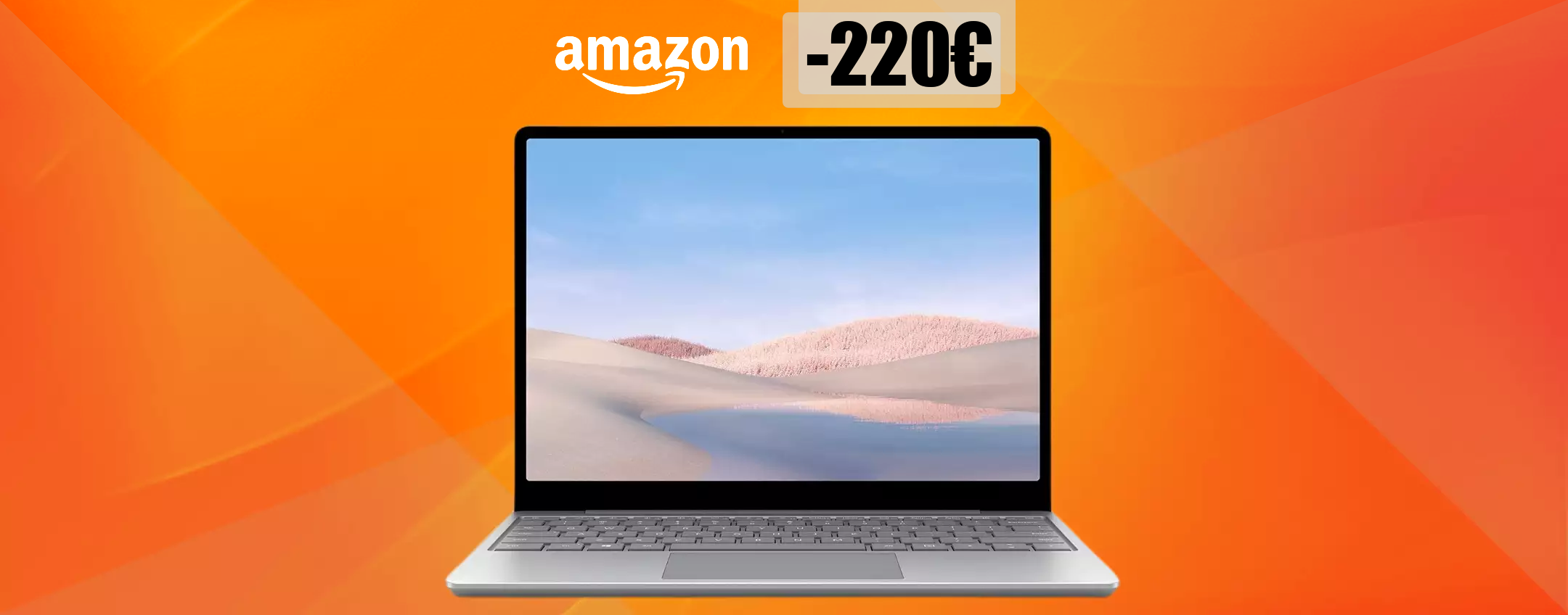 Microsoft Surface Laptop Go IRRESISTIBILE con questo sconto (-220€)