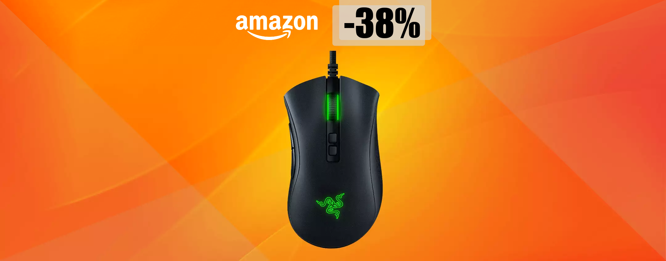 Mouse Razer imperdibile, GARANZIA di velocità e precisione: tuo a 49€