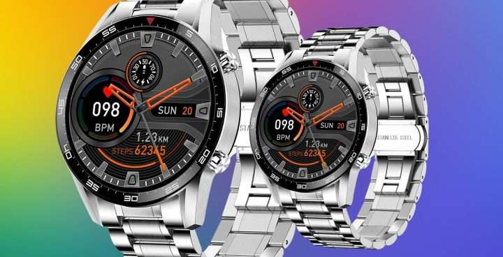 Elegantissimo SMARTWATCH compatibile Android iOS, pieno di funzioni