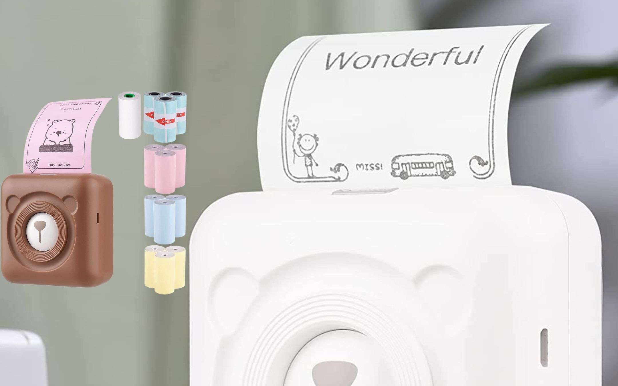 Stampante termica SMART e 12 rotoli di carta a 32€: non usa inchiostro Stampante termica SMART e 12 rotoli di carta a 32€: non usa inchiostro