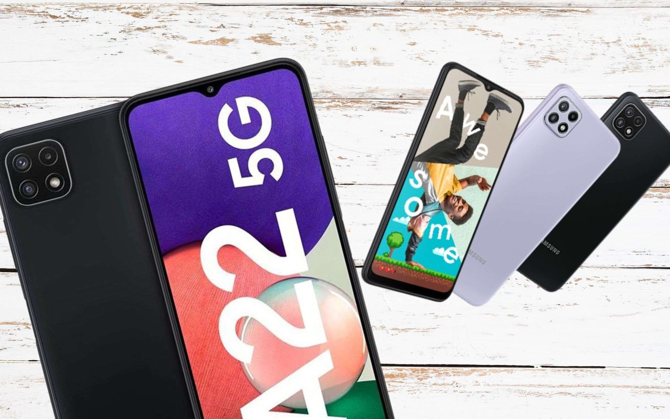 Samsung Galaxy A22 5G a 149€: 3 camere, 5000 mAh e display FHD (-100€) Samsung Galaxy A22 5G a 149€: 3 camere, 5000 mAh e display FHD (-100€)