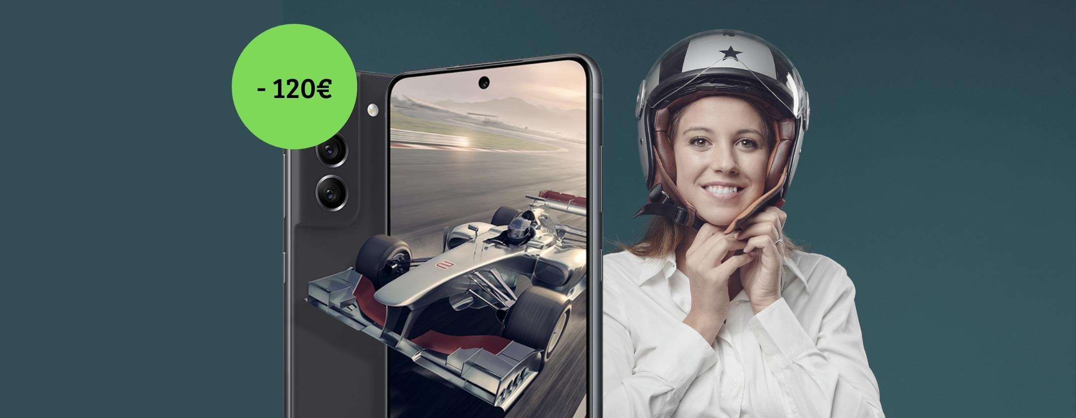 Volantino MediaWorld: se passi al Galaxy S21 FE 5G extra sconto di 120€ Volantino MediaWorld: se passi al Galaxy S21 FE 5G extra sconto di 120€