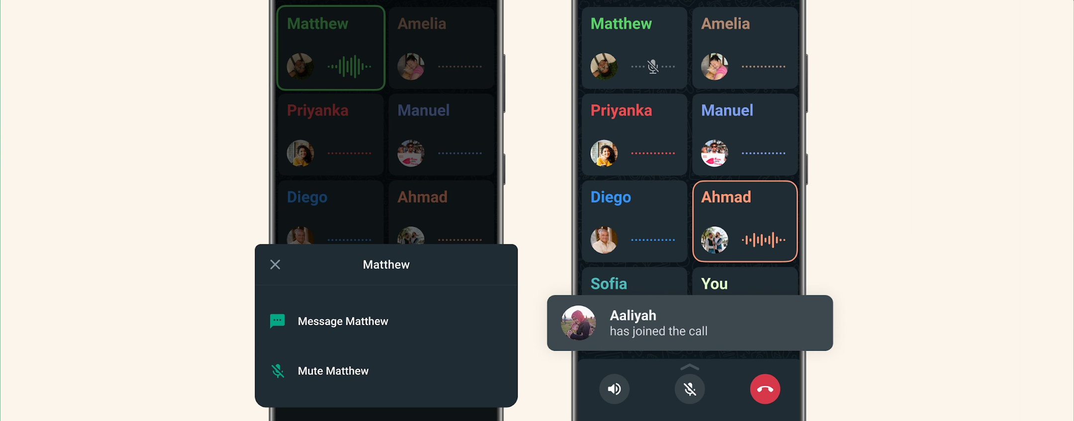 WhatsApp: nuove funzionalità per le chiamate vocali di gruppo