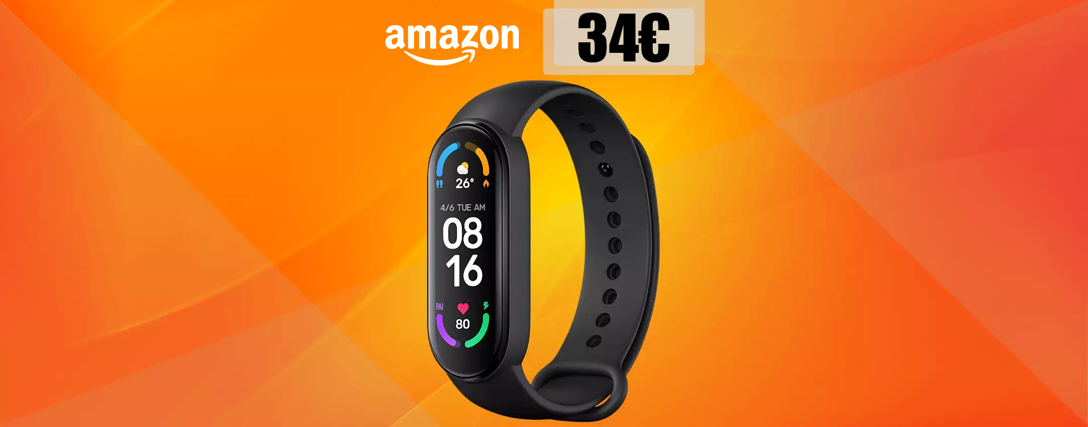 Xiaomi Mi Smart Band 6 con ALEXA al prezzo più basso di sempre: 34€