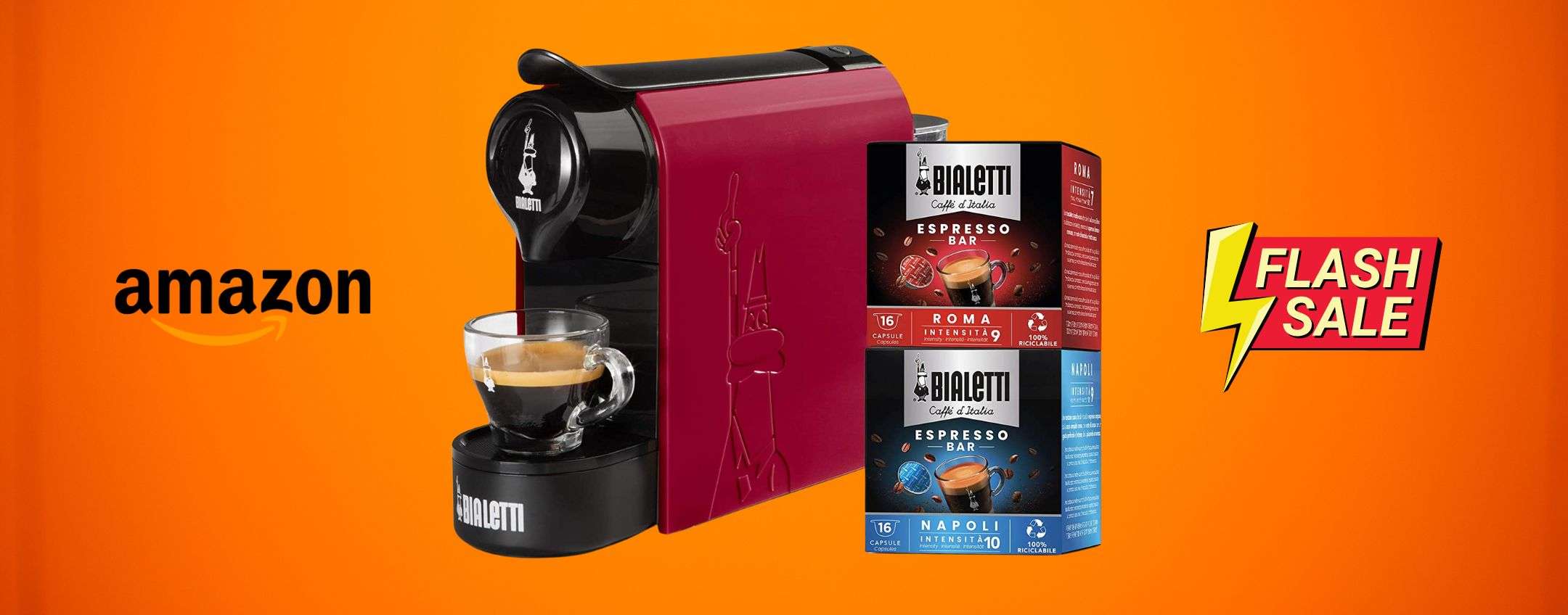 Macchina caffè Bialetti: l'espresso a casa tua a meno di 50€ (sconto)