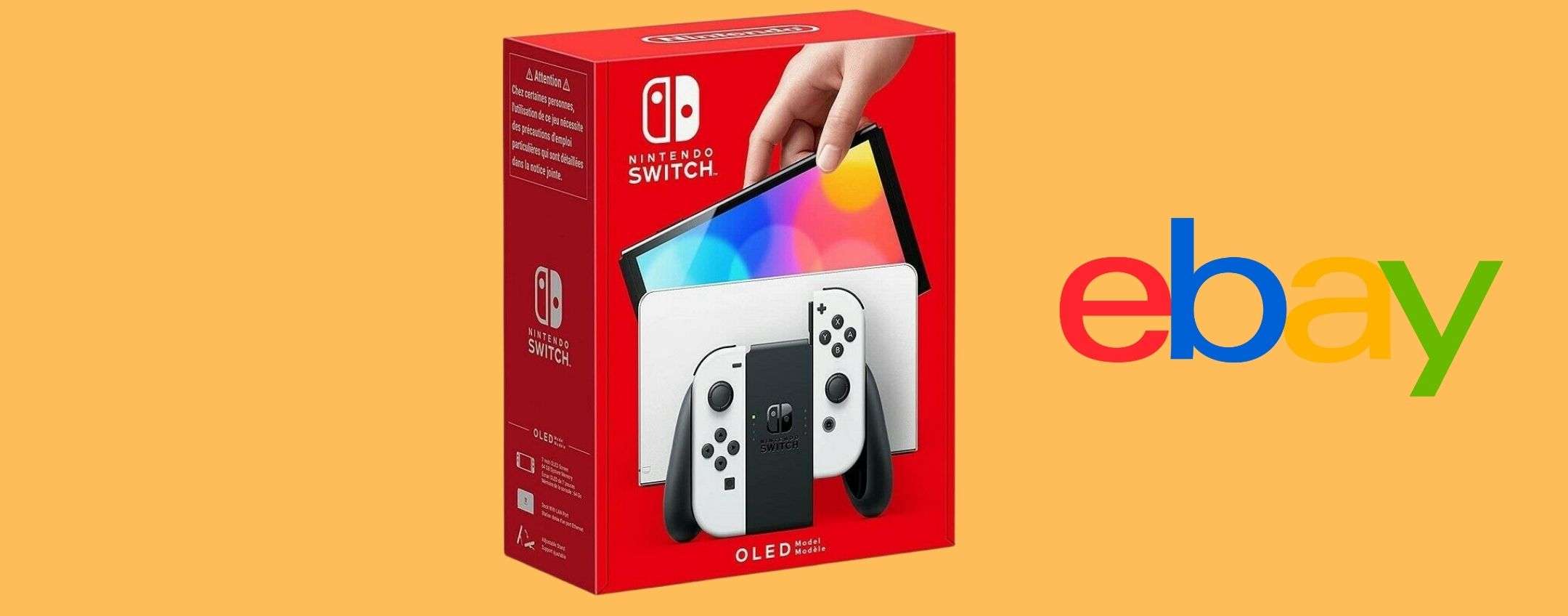 Nintendo Switch OLED, SCONTO PAZZO su eBay: approfittane!