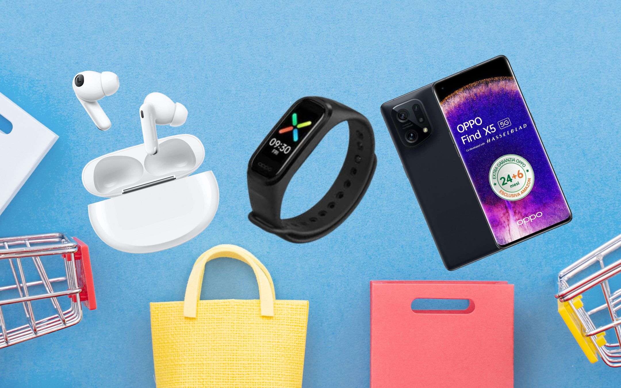 OPPO è SCATENATA all'Amazon Prime Day: smartphone e wearable da 22€