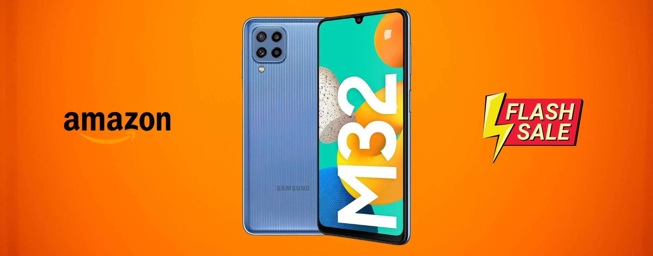 Samsung Galaxy M32: super batteria e splendido display in offerta (-99€) Samsung Galaxy M32: super batteria e splendido display in offerta (-99€)