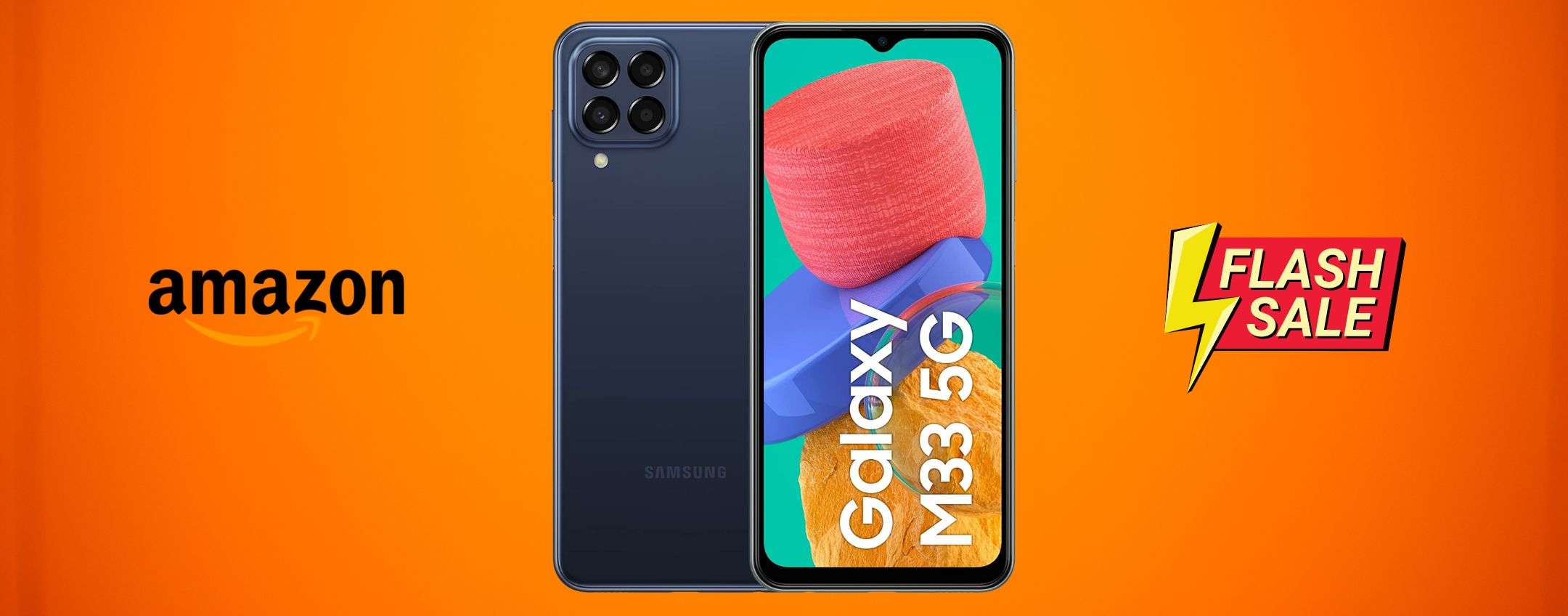 Samsung Galaxy M33: adesso lo sconto è super, mai così economico! Samsung Galaxy M33: adesso lo sconto è super, mai così economico!
